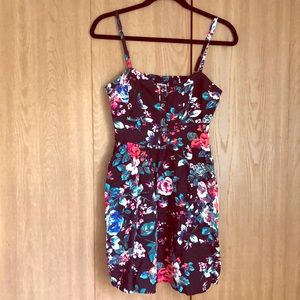 Express Black Floral Dress